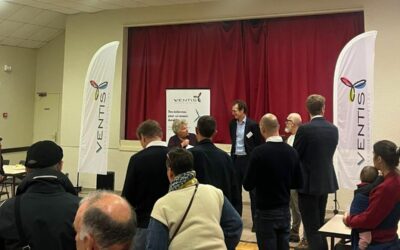 Inauguration des éoliennes de Gorges