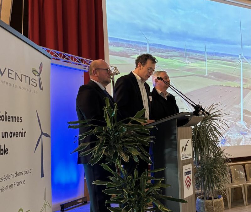 Inauguration des éoliennes du Mont d’Hiette